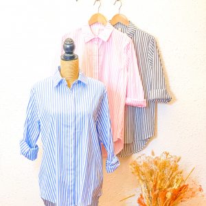 Blusa de raya ancha
