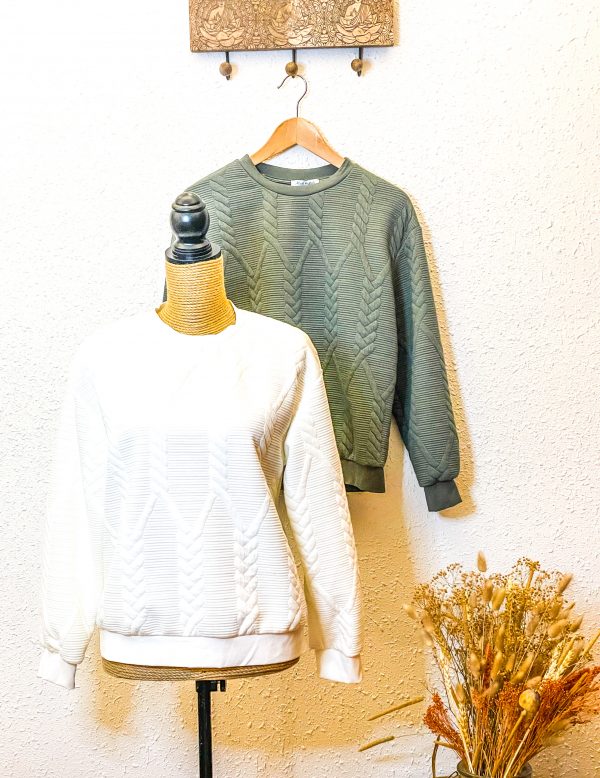 Sudadera oversize algodon