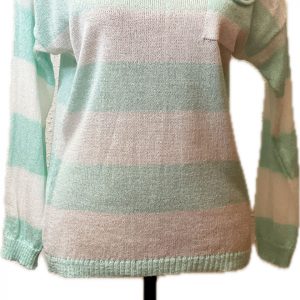 Jersey de punto de rayas anchas