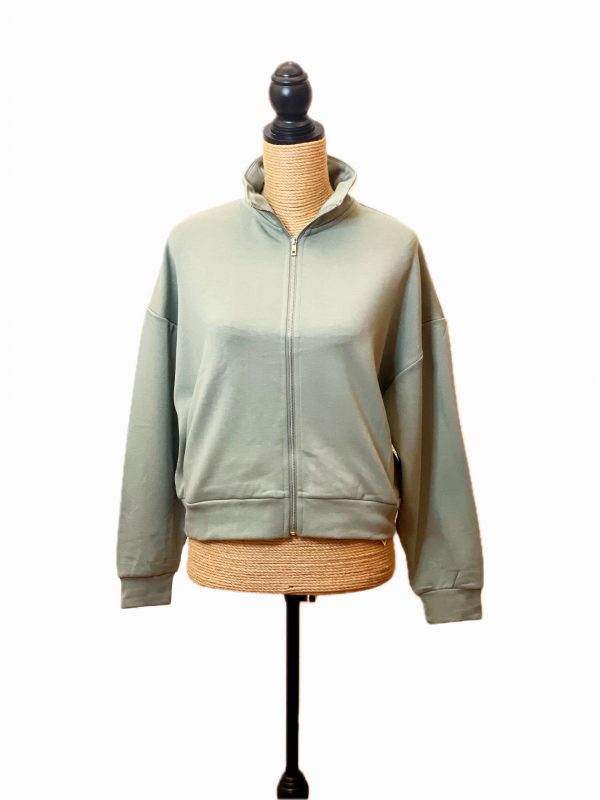 Sudadera de cuello subido y cierre con cremallera - Imagen 4