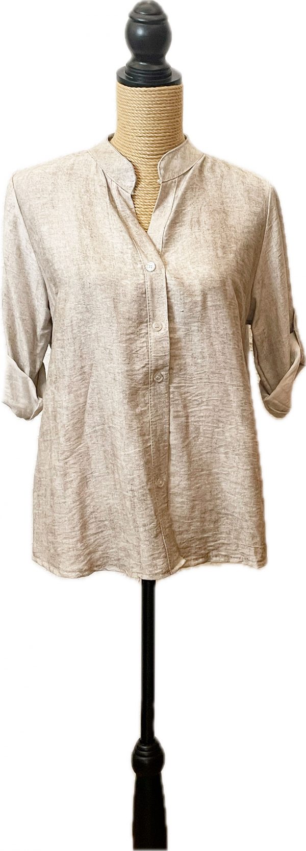 Blusa botonada, un color muy original
