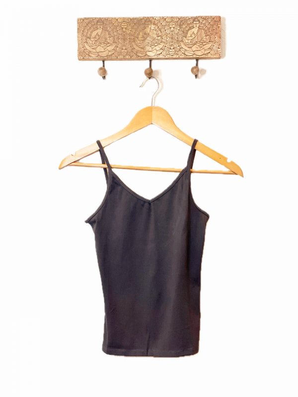 Camiseta de tirante fino y escote de pico - Imagen 4