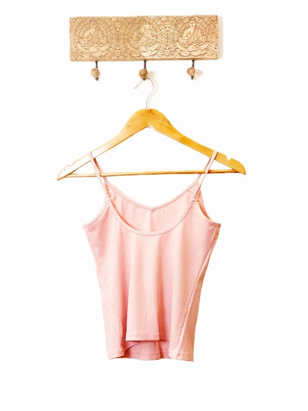 Camiseta de tirante fino y escote de pico - Imagen 5