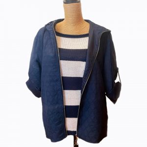 Chaqueta de entretiempo azul marino