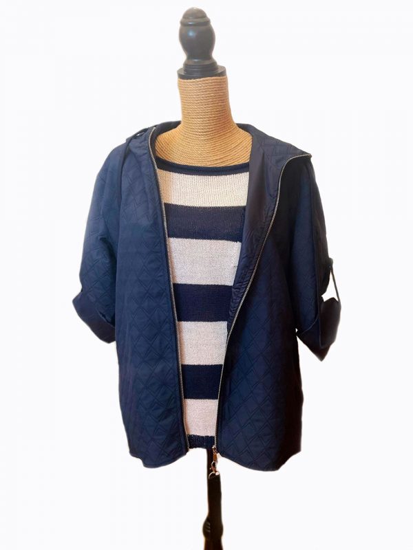Chaqueta de entretiempo azul marino