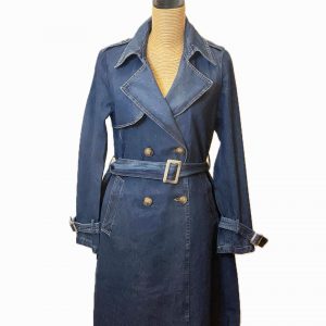Gabardina / Chaqueta tejana con corte recto