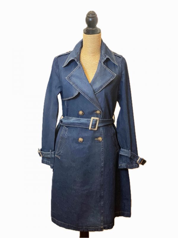 Gabardina / Chaqueta tejana con corte recto