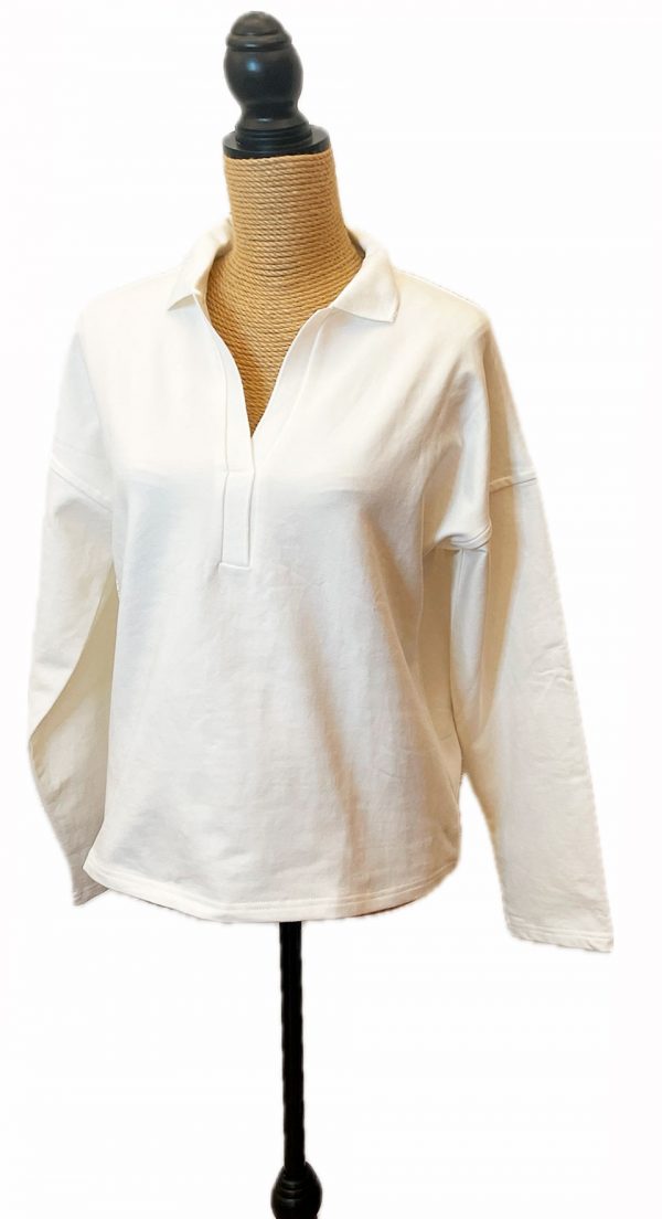 Camiseta estilo polo y el cuello con solapa - Imagen 3