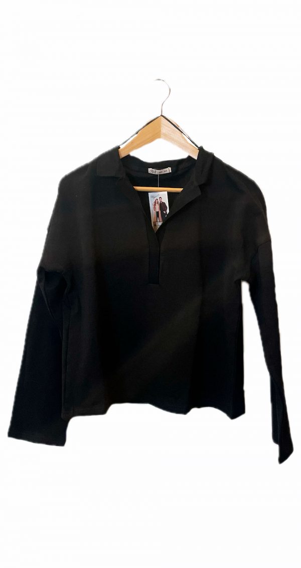 Camiseta estilo polo y el cuello con solapa - Imagen 2