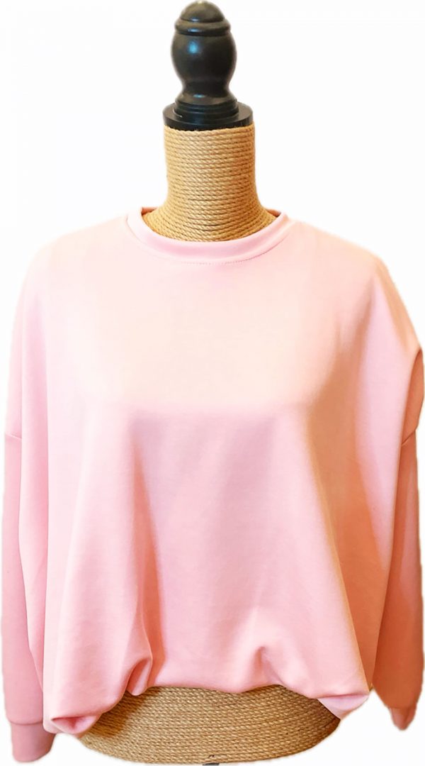 Sudadera oversize con acabado abullonado - Imagen 2