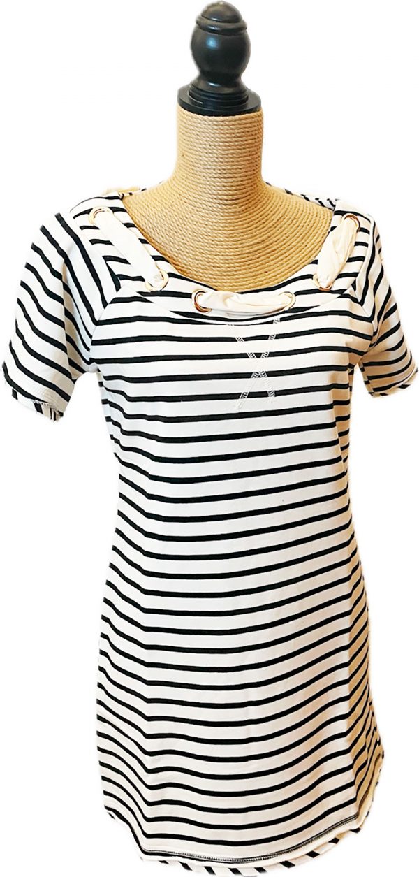 Vestido corto marinero