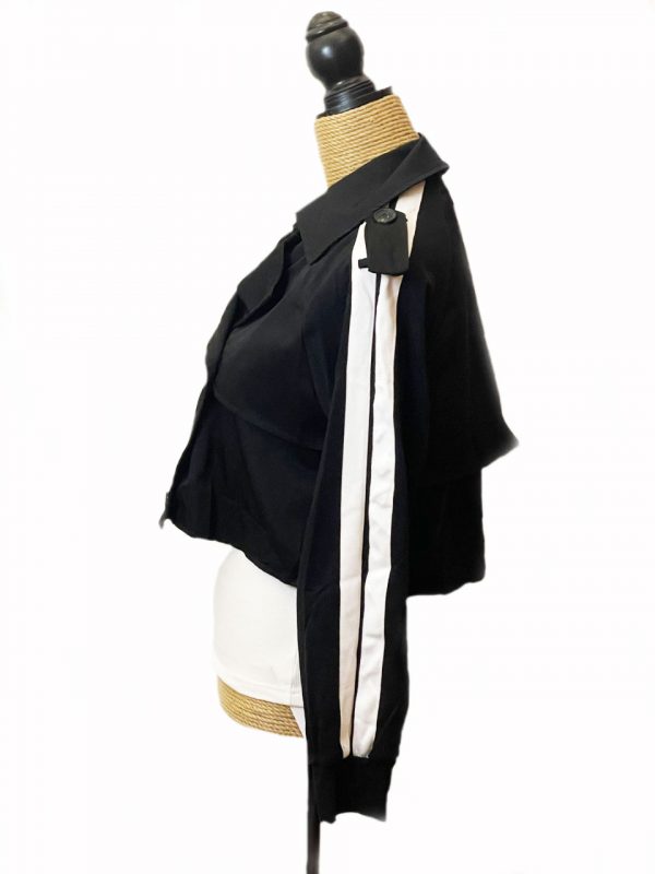 Chaqueta corta (un combinado de chaqueta, gabardina y sudadera) - Imagen 5