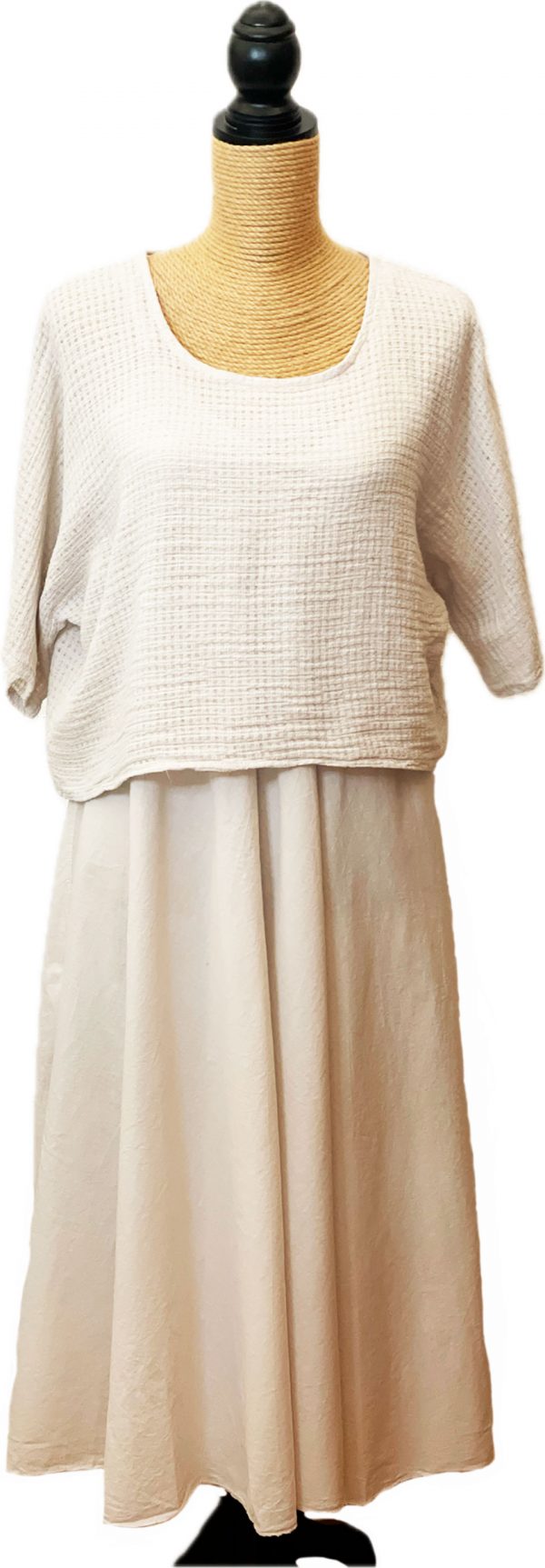 Vestido largo compuesto por dos piezas - Imagen 4