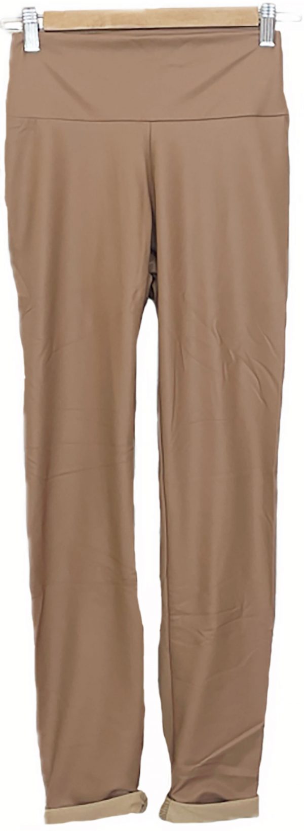 Leggings efecto piel diseño estándar entallado - Imagen 4