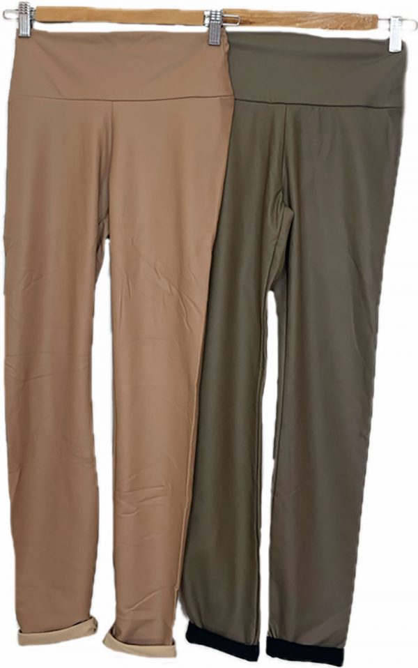 Leggings efecto piel diseño estándar entallado