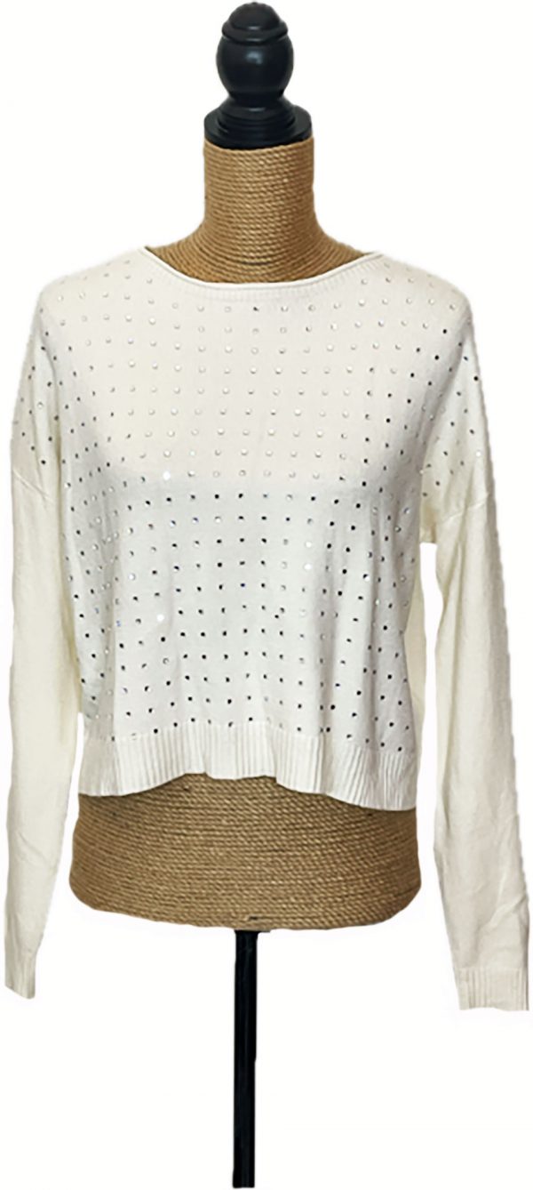  Jersey con detalles de brillantes de la parte frontal - Imagen 2