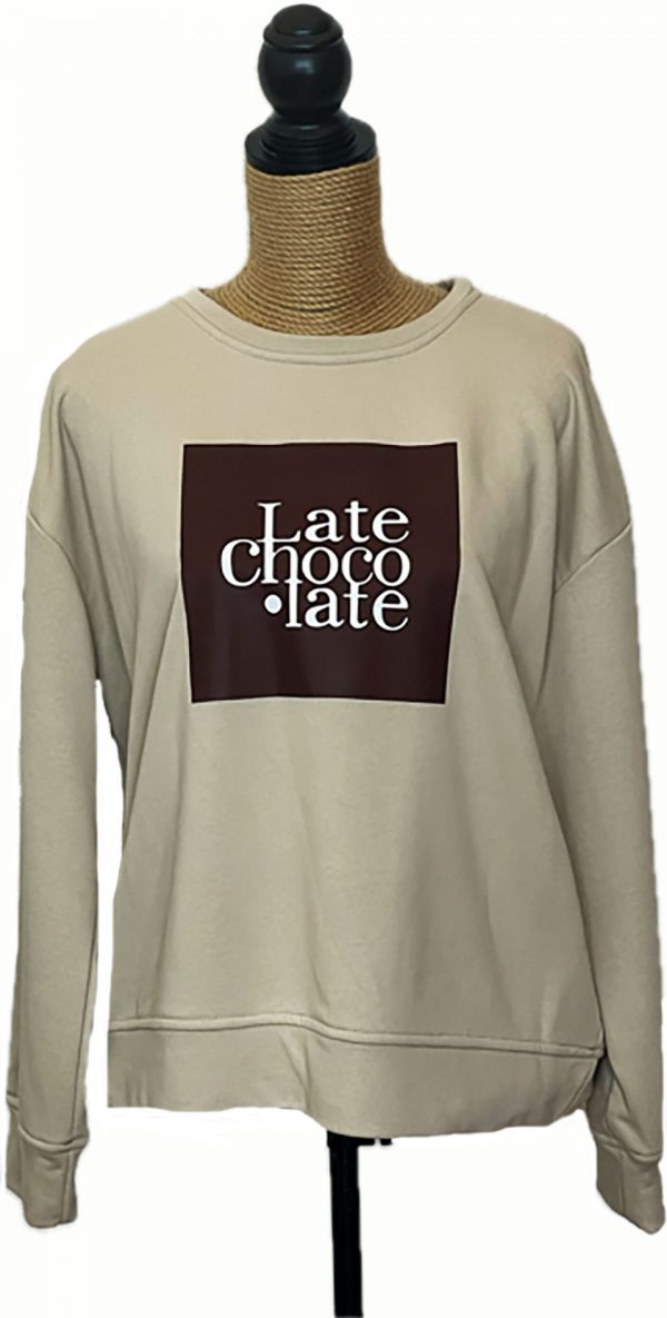Sudadera de algodón con letras en la parte frontal - Imagen 6