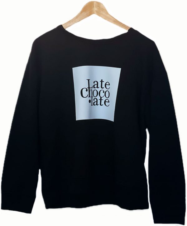 Sudadera de algodón con letras en la parte frontal - Imagen 3