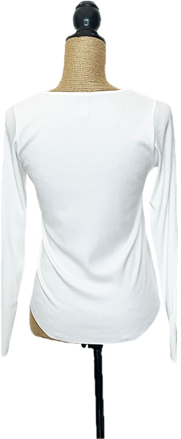 Camiseta de cuello redondo de manga larga - Imagen 5